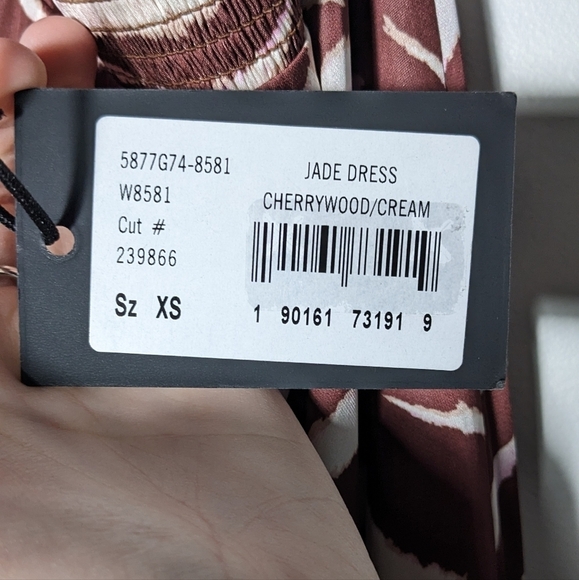 NWT Paige Dresses Jade Halter Zebra Stripe Animal Print Midi Dress Size XS - Picture 8 of 15